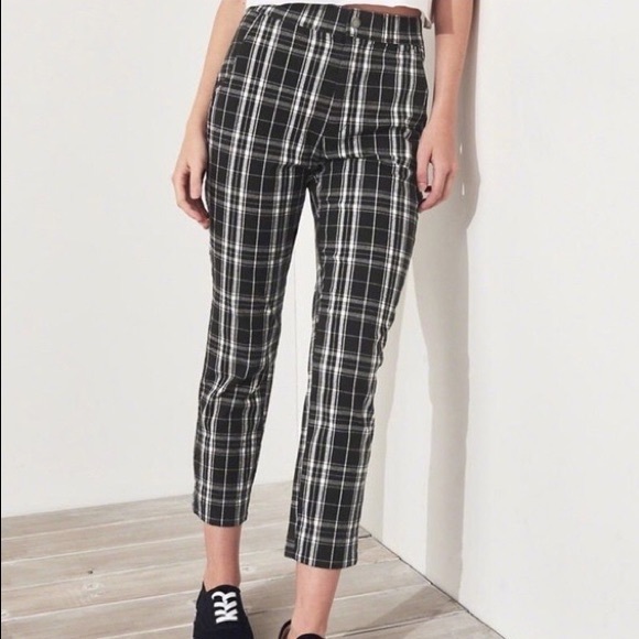 hollister checkered pants